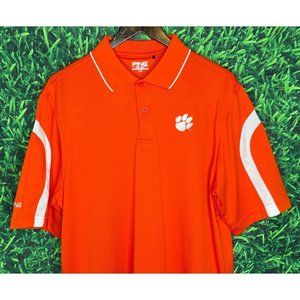 Clemson University Tigers Men’s PING Performance Short Sleeve Polo Large Shirt